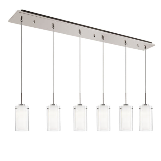 Verona 42-in Brushed Nickel 6-light Multi Pendant | MP41304BN-06