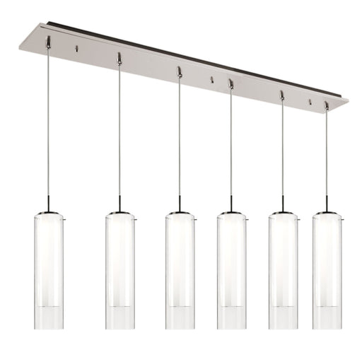 Verona 42-in Brushed Nickel 6-light Multi Pendant | MP41305BN-06