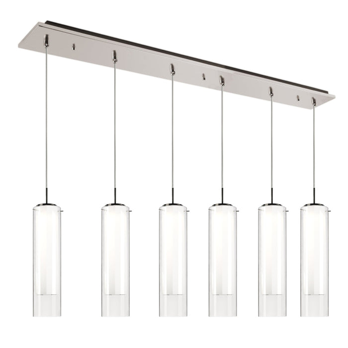 Verona 42-in Brushed Nickel 6-light Multi Pendant | MP41305BN-06