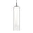 Verona 19-in Brushed Nickel Led Pendant | PD41305-BN