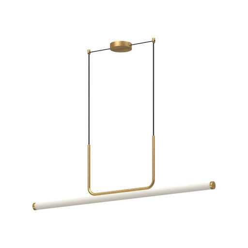Vesper 48-in Brushed Gold Led Linear Pendant | LP73048-BG