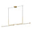 Vesper 73-in Brushed Gold Led Linear Pendant | LP73073-BG