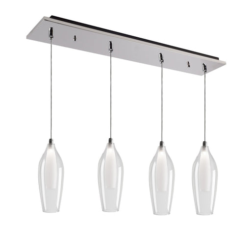 Victoria 25-in Chrome 4-light Multi Pendant | MP3004CH-04