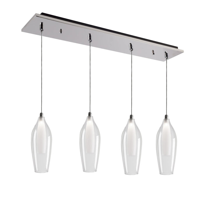 Victoria 25-in Chrome 4-light Multi Pendant | MP3004CH-04