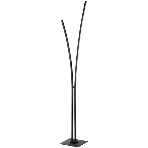30w Floor Lamp, Mb W/ Wh Acrylic Diffuser | VIN-6536LEDF-MB