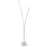 30w Floor Lamp, Mw W/ Wh Acrylic Diffuser | VIN-6536LEDF-MW