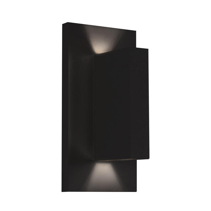Vista 9-in Black Led Exterior Wall Sconce | EW22109-BK