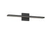 Brio 24-in Black Led Vanity | VL63624-BK-UNV