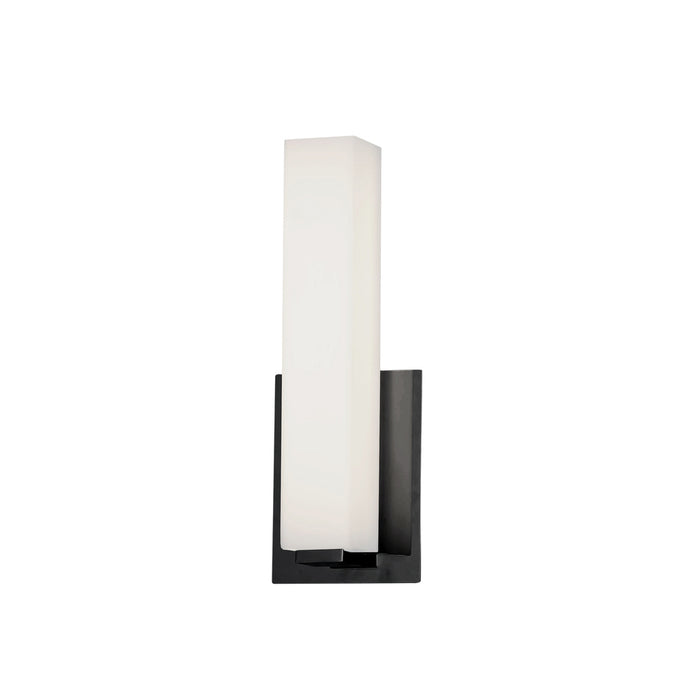 12w Wall Sconce, Mb W/ Wh Glass | VLD-172-10-MB