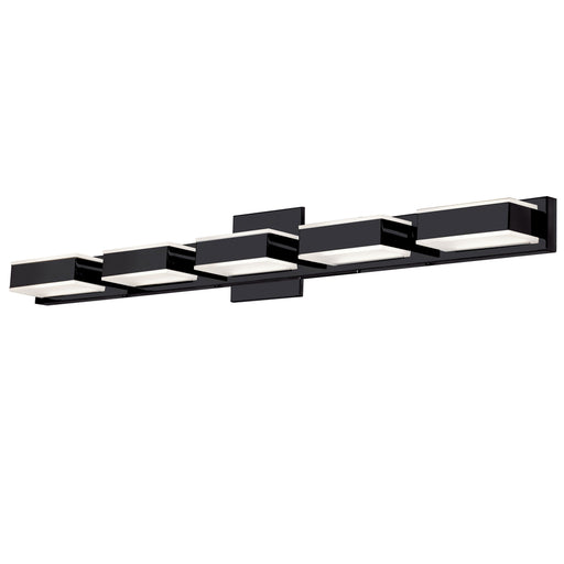 25w Wall Vanity, Matte Black Finish | VLD-215-5W-MB