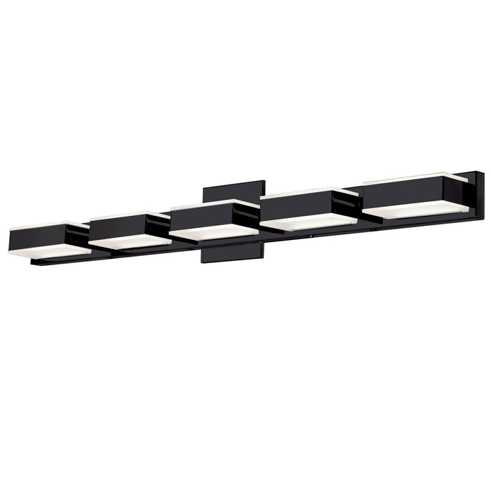 25w Wall Vanity, Matte Black Finish | VLD-215-5W-MB