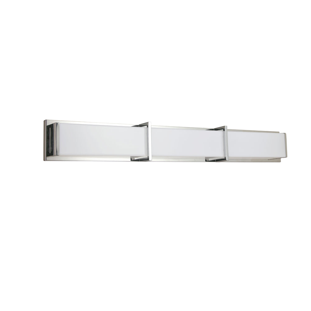 50w Vanity Light, Pc W/ Wh Acrylic Diffuser | VLD-414-PC — Litemode