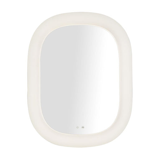 Float 37-in White Led Vanity Mirror | VM13837-WH-5CCT