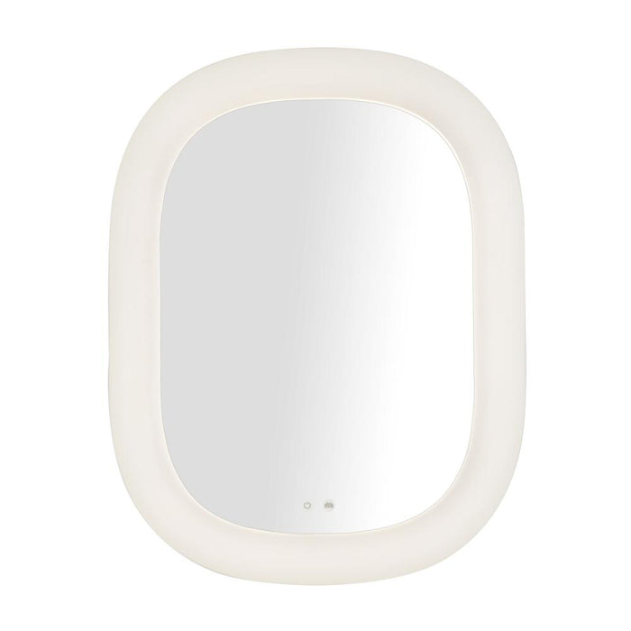 Float 37-in White Led Vanity Mirror | VM13837-WH-5CCT