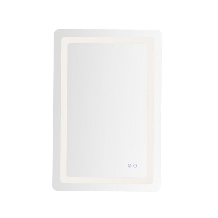 Seneca 24-in Sandblasted Merc Edge Led Vanity Mirror | VM31124-5CCT