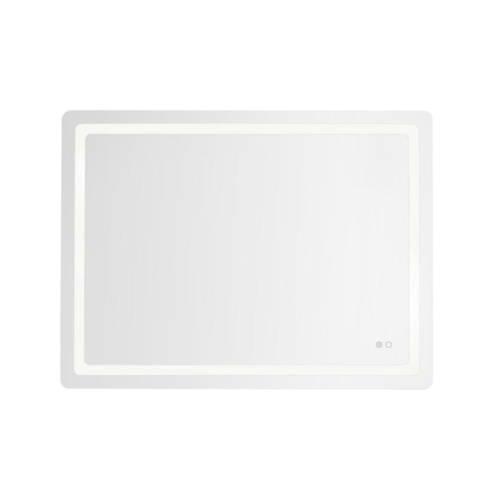 Seneca 48-in Sandblasted Merc Edge Led Vanity Mirror | VM31148-5CCT