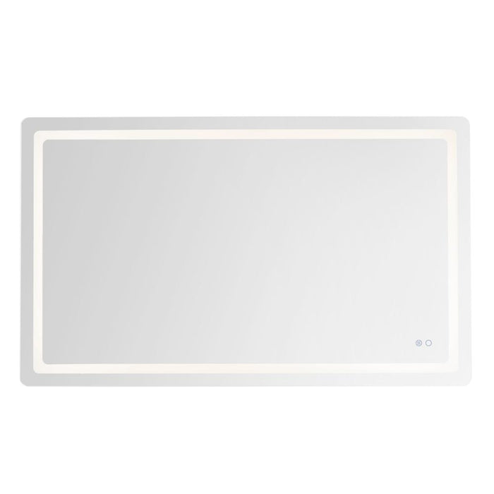 Seneca 60-in Sandblasted Merc Edge Led Vanity Mirror | VM31160-5CCT