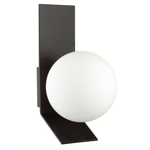 1lt Halogen Wall Sconce, Mb W/ Opal White Glass | VMT-81W-MB