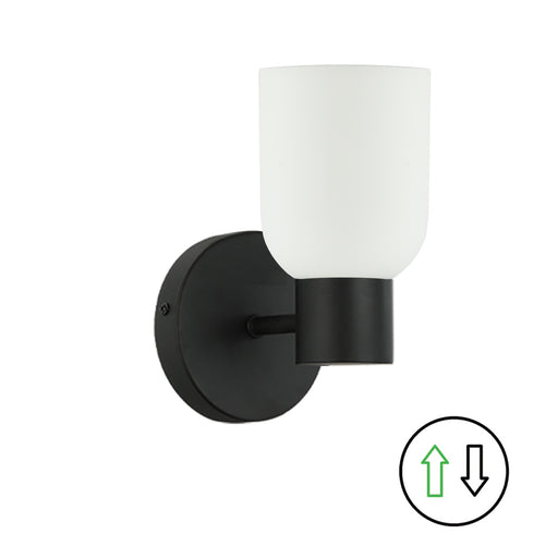 1 Lightt Wall Sconce, Mb W/ Opal Glass | VND-81W-MB