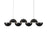 Void 41-in Black Dimmable Led Linear Pendant | LP23241-BK