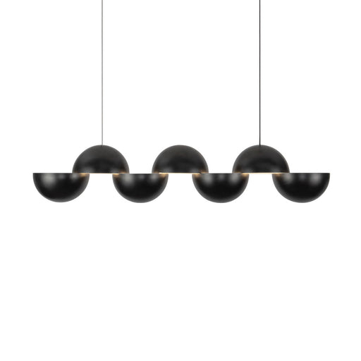Void 41-in Black Dimmable Led Linear Pendant | LP23241-BK