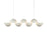 Void 41-in Pearl White Dimmable Led Linear Pendant | LP23241-PW