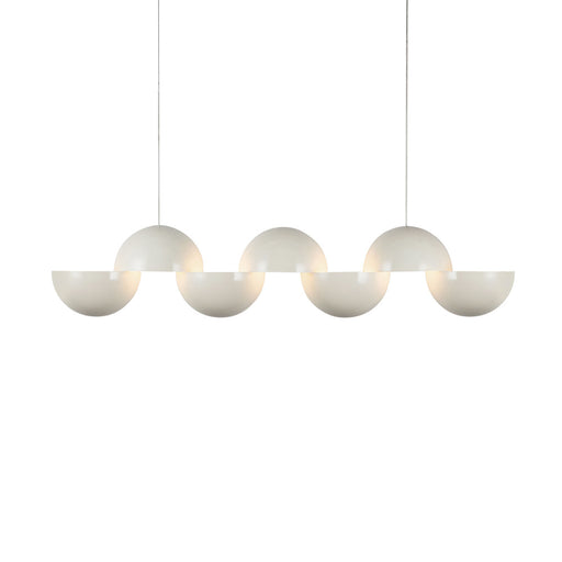 Void 41-in Pearl White Dimmable Led Linear Pendant | LP23241-PW