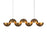 Void 41-in Vintage Brass Dimmable Led Linear Pendant | LP23241-VB
