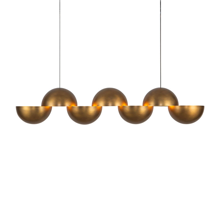 Void 41-in Vintage Brass Dimmable Led Linear Pendant | LP23241-VB