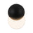 Void 12-in Black Dimmable Led Wall Sconce | WS23212-BK