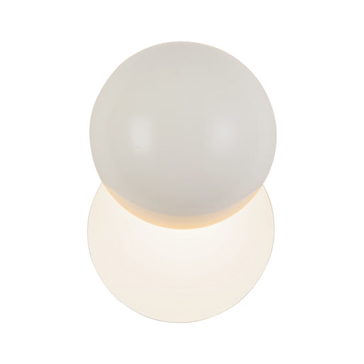 Void 12-in Pearl White Dimmable Led Wall Sconce | WS23212-PW