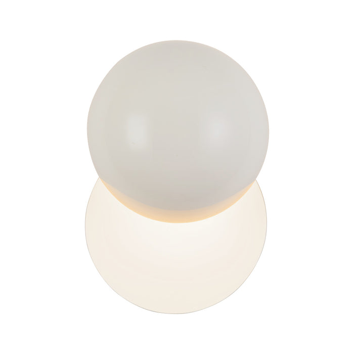 Void 12-in Pearl White Dimmable Led Wall Sconce | WS23212-PW