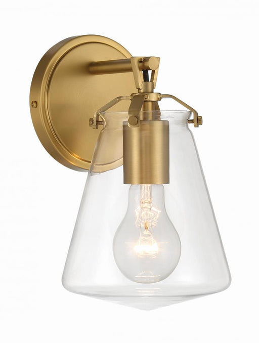 Crystorama Voss 1 Light Luxe Gold Sconce