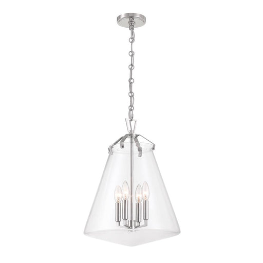 Voss 4 Light Polished Nickel Pendant | VSS-7015-PN