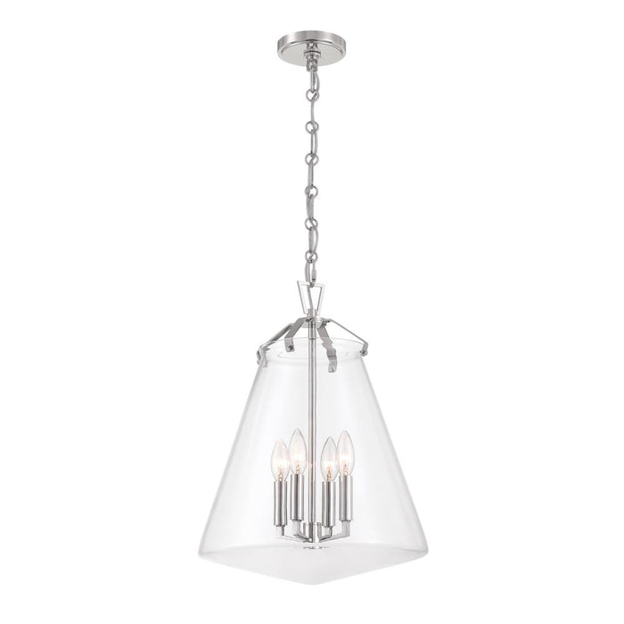 Voss 4 Light Polished Nickel Pendant | VSS-7015-PN