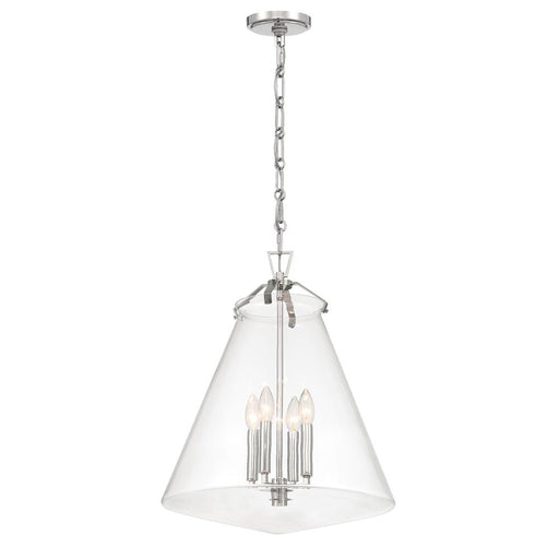 Voss 4 Light Polished Nickel Pendant | VSS-7018-PN