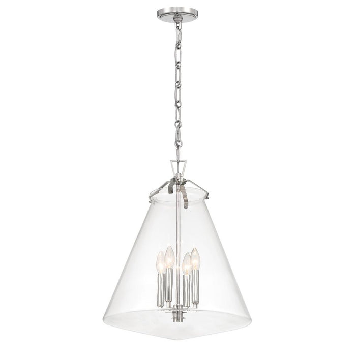 Voss 4 Light Polished Nickel Pendant | VSS-7018-PN