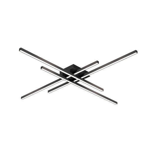 Vega Minor 47-in Black Led Flush Mount | FM18247-BK