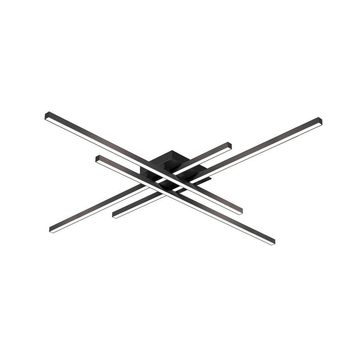 Vega Minor 47-in Black Led Flush Mount | FM18247-BK