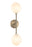 Peony Wall Sconce Champagne Gold | W33712CG