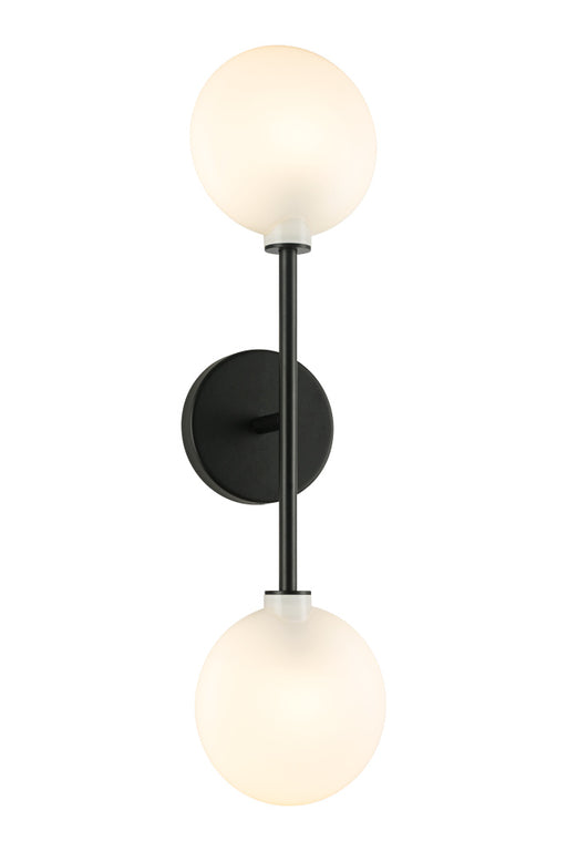 Peony Wall Sconce Matte Black | W33712MB