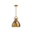 Waldo 11-in Aged Gold 1 Light Pendant | PD411311AG