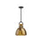 Waldo 11-in Matte Black/aged Gold 1 Light Pendant | PD411311MBAG