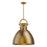 Waldo 18-in Aged Gold 1 Light Pendant | PD411318AG