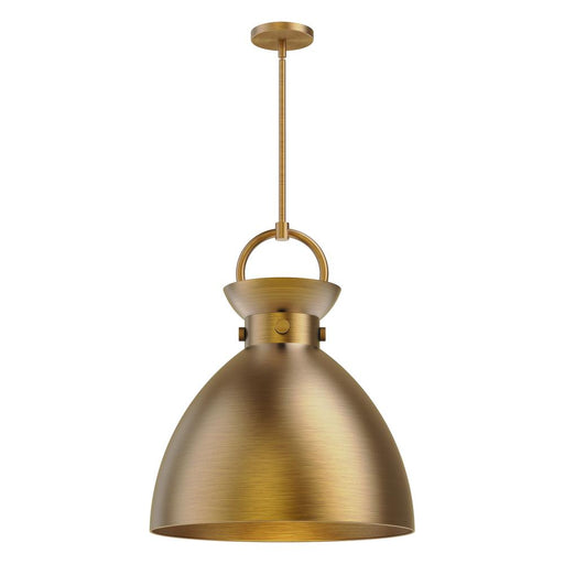 Waldo 18-in Aged Gold 1 Light Pendant | PD411318AG