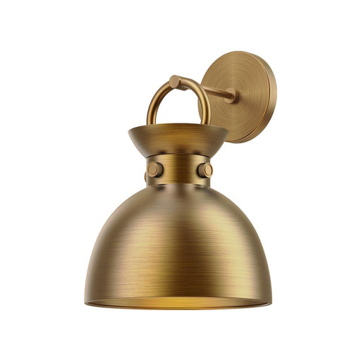 Waldo 9-in Aged Gold 1 Light Wall/vanity | WV411309AG