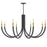 Dainolite 8 Lights Incandescent Chandelier, MB & AGB