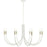8 Light  Chandelier, Sw & Agb | WAN-388C-SW-AGB