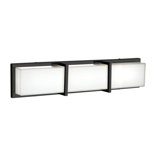 Watford 25-in Black Led Vanity | 701313BK-LED