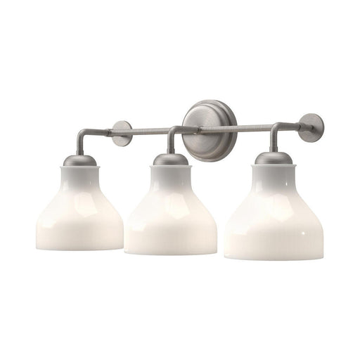 Westlake 22-in Brushed Nickel/glossy Opal Glass 3 Lights Vanity | VL540322BNGO